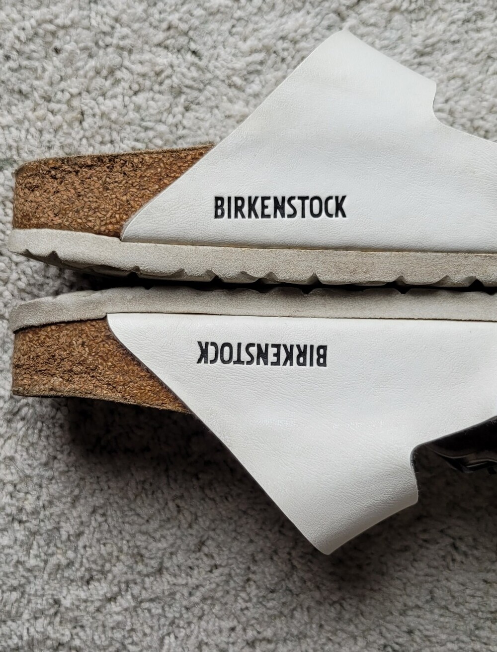 White Birkenstock Size 35 "Good Condition" , No Cracks - Picture 4 of 6